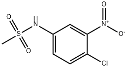 N-(4-chloro-3-nitrophenyl)methanesulfonamide结构式