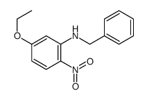 N-benzyl-5-ethoxy-2-nitroaniline Structure