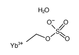 sulfuric acid monoethyl ester, ytterbium(III)-salt Structure