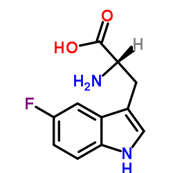 (S)-2-氨基-3-(5-氟-1H-吲哚-3-基)丙酸图片