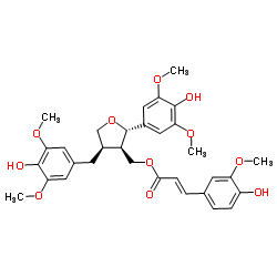 9-O-阿魏酰基-5,5'-二甲氧基落叶松树脂醇图片