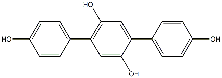 [1,1':4',1''-terphenyl]-2',4,4'',5'-tetraol Structure