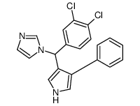 1-[(3,4-dichlorophenyl)-(4-phenyl-1H-pyrrol-3-yl)methyl]imidazole Structure