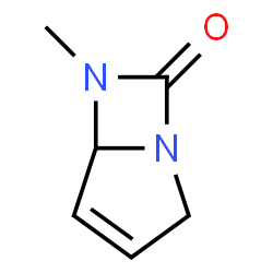 1,6-Diazabicyclo[3.2.0]hept-3-en-7-one,6-methyl-(9CI) Structure