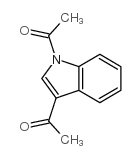 1,3-二乙酰基吲哚结构式