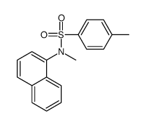 N,4-dimethyl-N-naphthalen-1-ylbenzenesulfonamide结构式