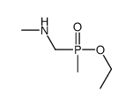 1-[ethoxy(methyl)phosphoryl]-N-methylmethanamine Structure