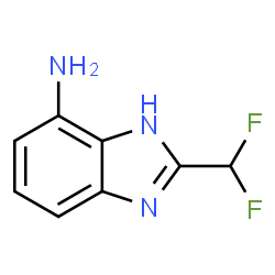 1H-Benzimidazol-4-amine,2-(difluoromethyl)-(9CI) Structure