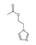 1-acetoxy-2-imidazol-1-yl-ethane Structure