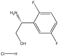 (R)-2-Amino-2-(2,5-difluorophenyl)ethanol hydrochloride structure