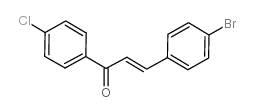 2-Propen-1-one,3-(4-bromophenyl)-1-(4-chlorophenyl)- structure