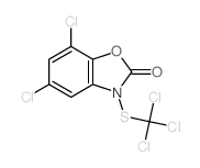 5,7-dichloro-3-(trichloromethylsulfanyl)benzooxazol-2-one Structure