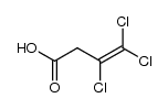 3,4,4-trichloro-3-butenoic acid Structure