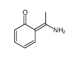 6-(1-aminoethylidene)cyclohexa-2,4-dien-1-one Structure