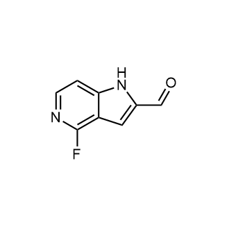 4-Fluoro-1h-pyrrolo[3,2-c]pyridine-2-carbaldehyde structure