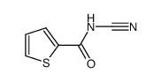 2-Thiophenecarboxamide,N-cyano-(9CI)结构式