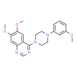 6,7-dimethoxy-4-[4-(3-methoxyphenyl)piperazin-1-yl]quinazoline picture