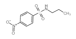 4-硝基-N-丙基苯磺酰胺结构式