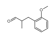 3-(o-Methoxyphenyl)-2-methylpropionaldehyde结构式