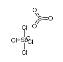 pentachloro-l5-stibane compound with sulfur trioxide (1:1)结构式