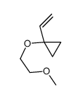 1-(2-methoxyethoxy)-1-vinylcyclopropane structure