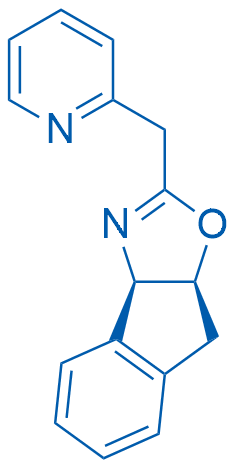 (3aR,8aS)-2-(吡啶-2-基甲基)-8,8a-二氢-3aH-茚并[1,2-d]恶唑结构式