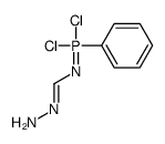 N'-amino-N-[dichloro(phenyl)-λ5-phosphanylidene]methanimidamide结构式