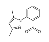 3,5-dimethyl-1-(2-nitrophenyl)pyrazole结构式