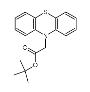 tert-butyl phenothiazine acetate Structure