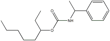 (α-Methylbenzyl)carbamic acid 1-ethylhexyl ester结构式