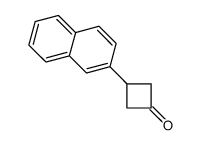 3-naphthalen-2-ylcyclobutan-1-one Structure