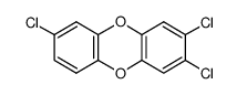 2,3,7-Trichlorodibenzo-p-dioxin structure