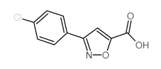 5-(4-CHLOROPHENYL)ISOXAZOLE-3-CARBOXYLIC ACID Structure