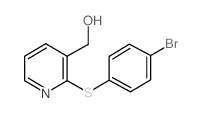 (2-[(4-BROMOPHENYL)SULFANYL]-3-PYRIDINYL)METHANOL结构式