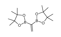 4,4,5,5-tetramethyl-2-[1-(4,4,5,5-tetramethyl-1,3,2-dioxaborolan-2-yl)ethenyl]-1,3,2-dioxaborolane Structure