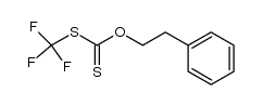 dithiocarbonic acid O-phenethyl ester S-trifluoromethyl ester Structure