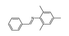 N-(2,4,6-trimethylphenyl)benzylideneamine Structure