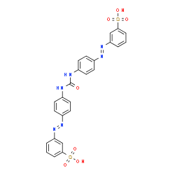 3,3'-[Carbonylbis[(imino-4,1-phenylene)azo]]bis(benzenesulfonic acid)结构式