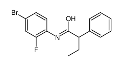 N-(4-Bromo-2-fluorophenyl)-2-phenylbutanamide structure