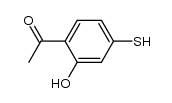 (2-hydroxy-4-mercaptophenyl)ethanone结构式