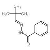 N'-[(1E)-2,2-Dimethylpropylidene]benzohydrazide结构式