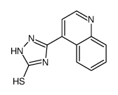 5-(4-Quinolyl)-1H-1,2,4-triazole-3-thiol Structure