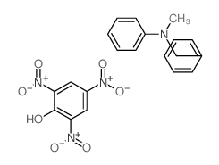 N-benzyl-N-methyl-aniline; 2,4,6-trinitrophenol结构式