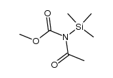 methyl acetyl(trimethylsilyl)carbamate Structure