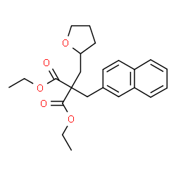 diethyl (1-naphthylmethyl)tetrahydrofurfurylmalonate结构式