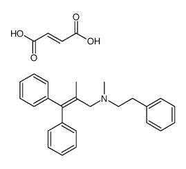 (Z)-but-2-enedioic acid,N,2-dimethyl-3,3-diphenyl-N-(2-phenylethyl)prop-2-en-1-amine Structure