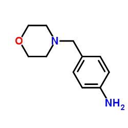 4-吗啉甲基苯胺结构式