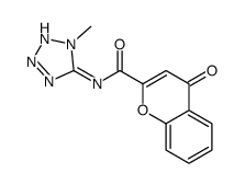 N-(1-methyltetrazol-5-yl)-4-oxochromene-2-carboxamide结构式