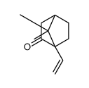 (1R,4S)-4-ethenyl-7,7-dimethylbicyclo[2.2.1]heptan-3-one Structure