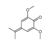 2,6-dimethoxy-4-propan-2-ylidenecyclohexa-2,5-dien-1-one Structure